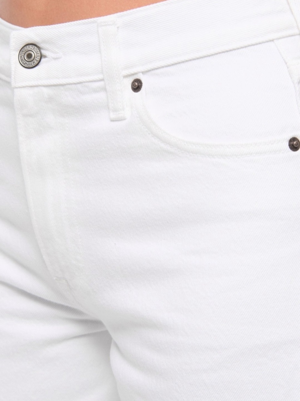 Abercrombie & Fitch White Barrel Jeans - Picture 3 of 4